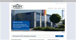 Desktop Screenshot of kreher.de